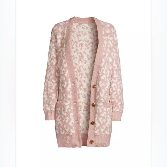 UGG Sweaters - UGG | Joselyn Leopard-Print Cardigan in Cliff Leopard | M
